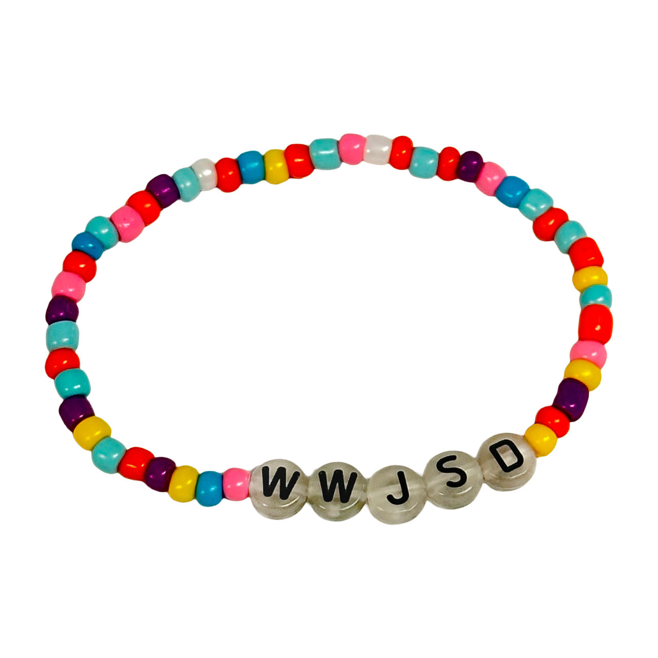 Jesse Solomon WWJSD Luminous Beaded Bracelet